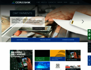 cedrusbank.com screenshot