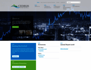 cedrusinvestbank.com screenshot
