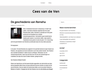ceesvandeven.nl screenshot
