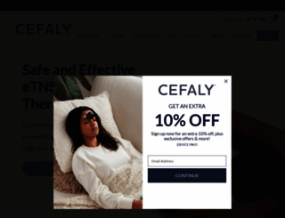 cefaly.com screenshot