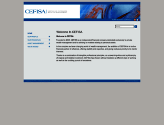 cefisa.ch screenshot
