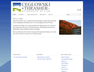ceglowskithrasher.com screenshot