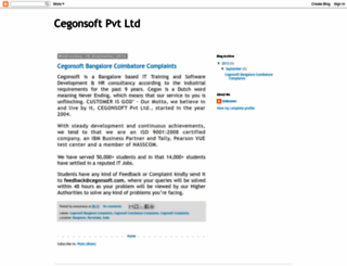 cegonsoftcomplaints.blogspot.in screenshot