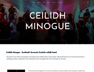 ceilidhminogue.co.uk screenshot