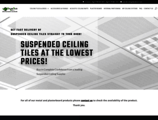 ceilingtilesdirect.com screenshot