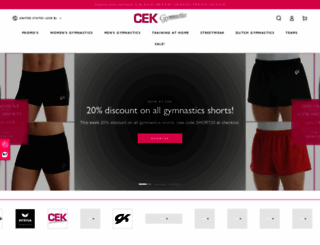 cek-gymnastics.com screenshot