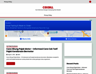 cekbill.com screenshot