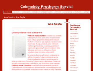 cekmekoyprothermservisi.org screenshot
