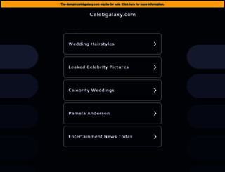 celebgalaxy.com screenshot