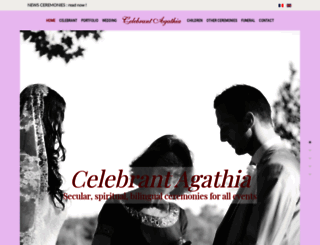 celebrante-agathia.com screenshot