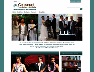 celebrantinstitute.org screenshot