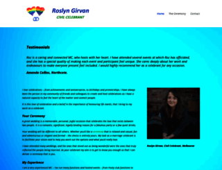 celebrantroslyngirvan.com screenshot
