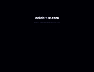 celebrate.com screenshot