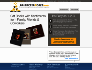 celebrateahero.com screenshot