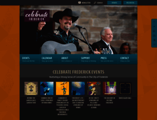 celebratefrederick.com screenshot