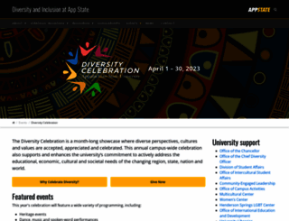 celebration.appstate.edu screenshot