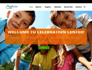 celebrationcenter.com screenshot