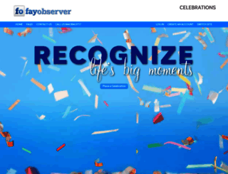 celebrations.fayobserver.com screenshot