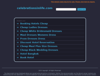 celebrationsinlife.com screenshot
