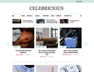 celebricious.com screenshot