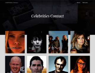 celebrities-contact.com screenshot