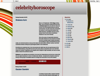 celebrities-horoscope.blogspot.com screenshot