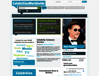 celebritiesworldwide.com screenshot