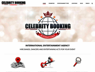 celebrity-booking.com screenshot