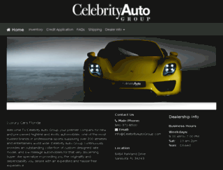 celebrityautogroup.com screenshot