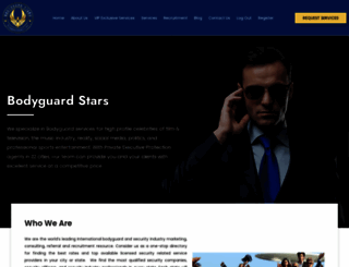 celebritybodyguardservices.com screenshot