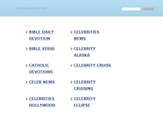 celebritydevotion.com screenshot
