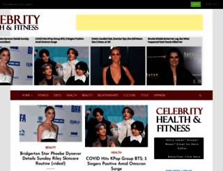 celebrityhealthfitness.com screenshot