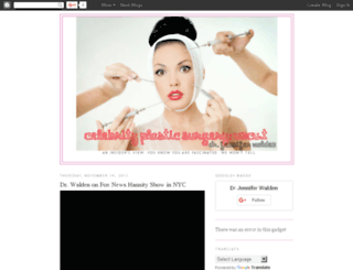 celebrityplasticsurgeryblog.com screenshot