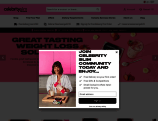 celebrityslim.co.uk screenshot