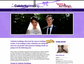 celebrityweddings.com.au screenshot