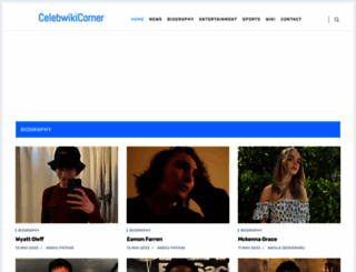 celebwikicorner.com screenshot