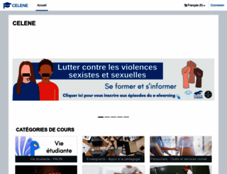 celene.univ-orleans.fr screenshot