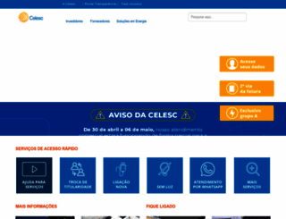 celesc.com.br screenshot