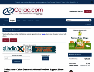 celiac.com screenshot