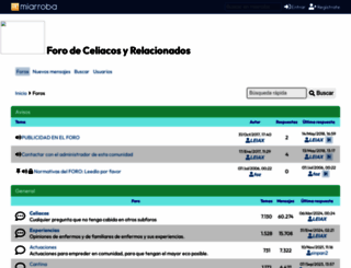 celiacos.mforos.com screenshot