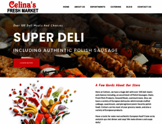 celinasfreshmarket.com screenshot