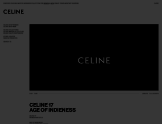 celine.com screenshot