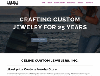 celinecustomjewelers.com screenshot