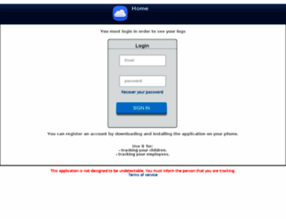 cell-phones-tracker.net screenshot