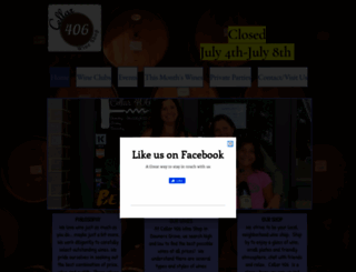cellar406.com screenshot