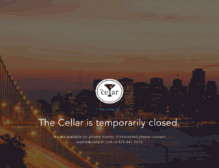cellarsf.com screenshot