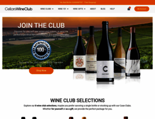 cellarswineclub.com screenshot