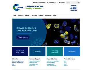 cellbankaustralia.com screenshot