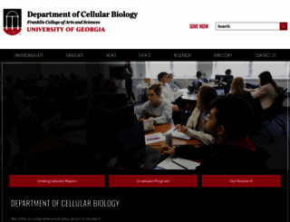 cellbio.uga.edu screenshot