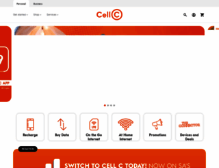 cellc.co.za screenshot